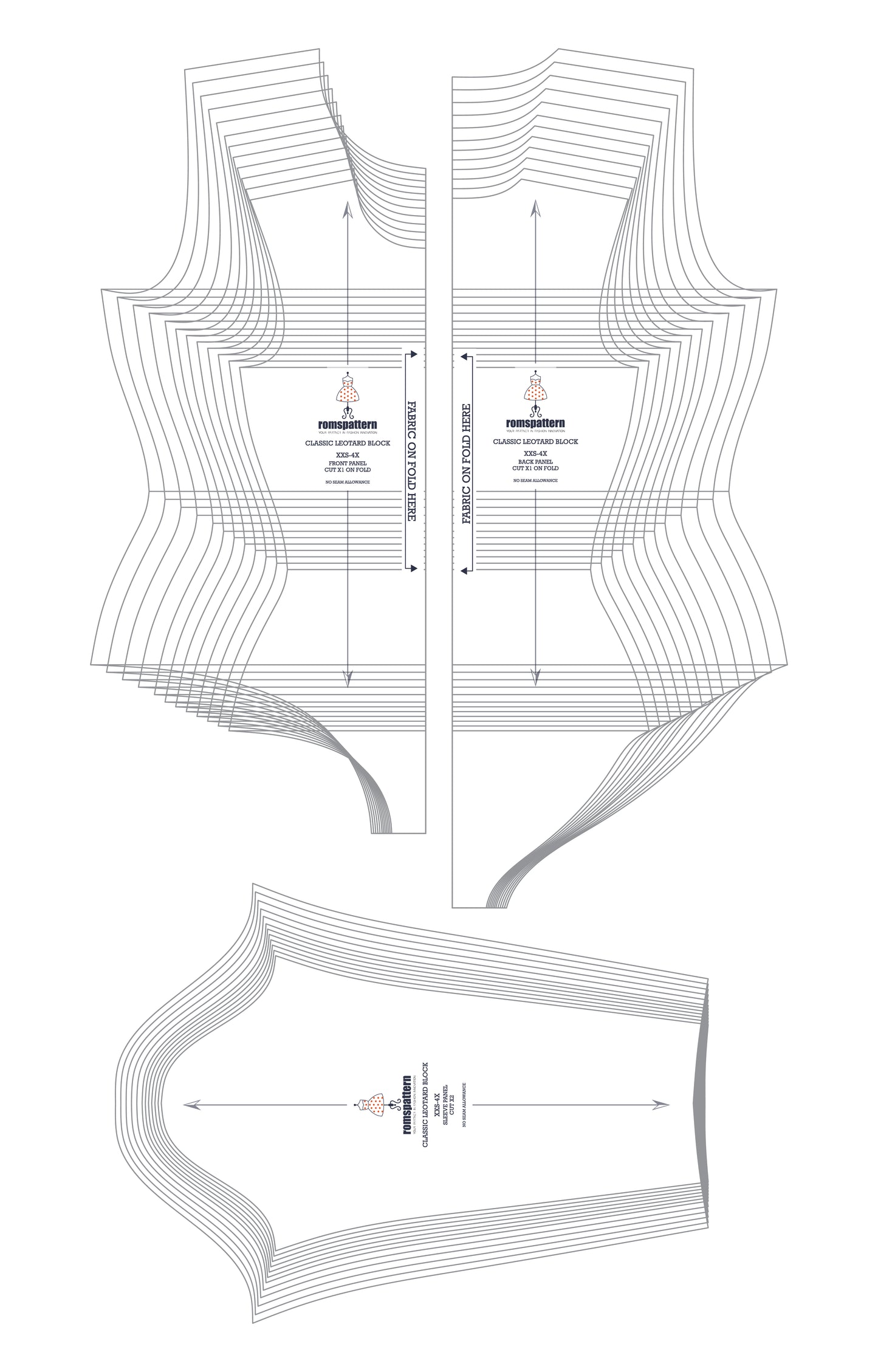 Classic Leotard Block Sewing Pattern