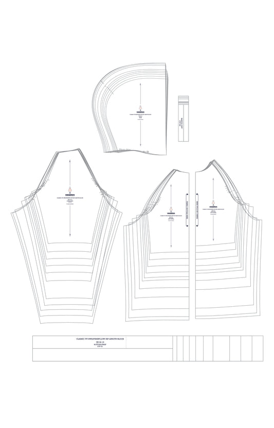 Classic Fit Children's Sweatshirt Block
