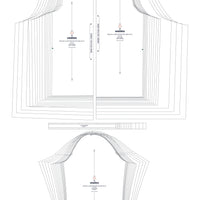 Mens Classic Fit T-Shirt Block Sewing Pattern