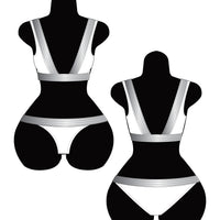 Elastic Band Two-Piece Dancewear Set Sewing Pattern – Style 018
