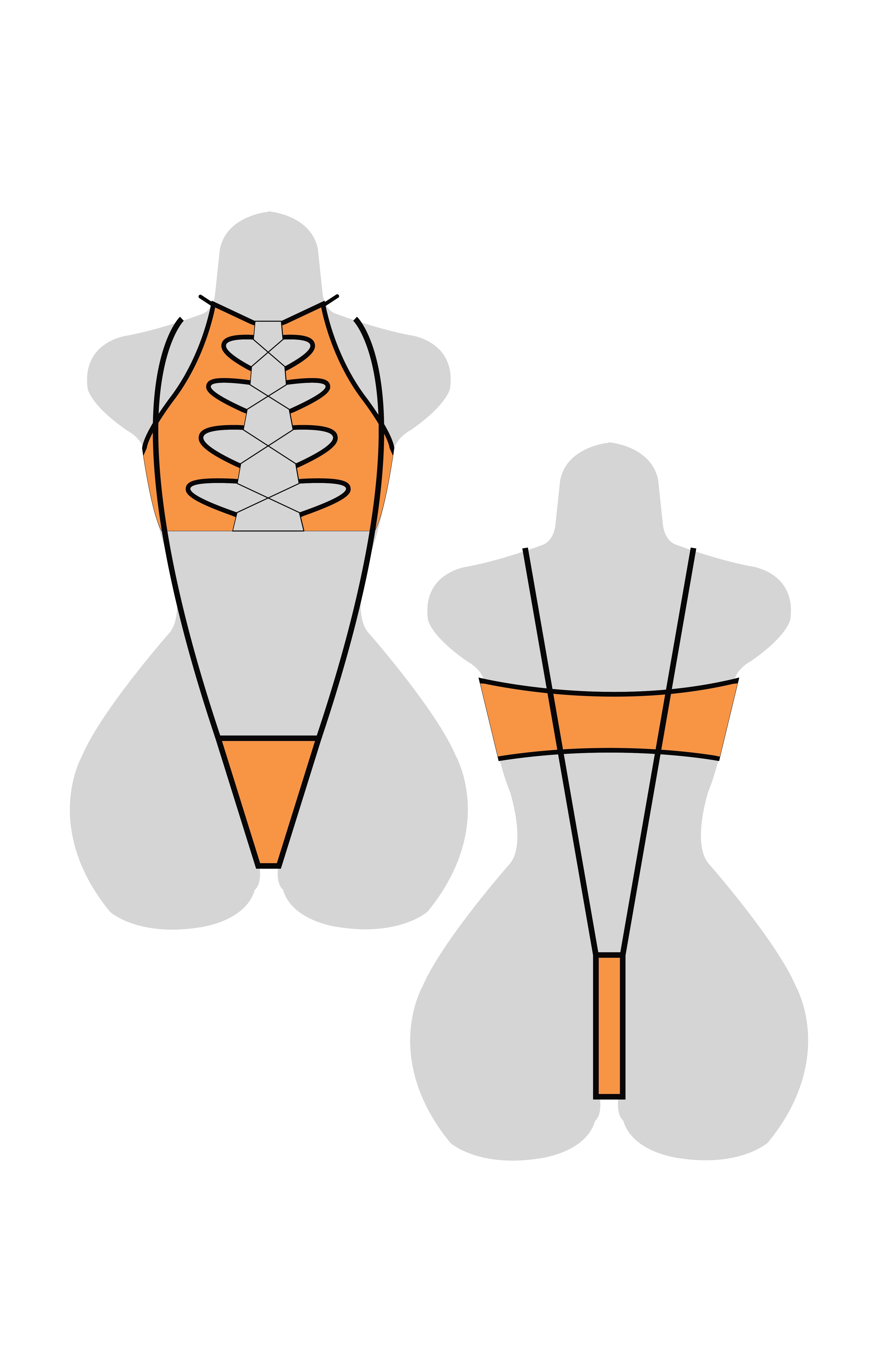 Romspattern™ LaceRush Bodysuit Sewing Pattern