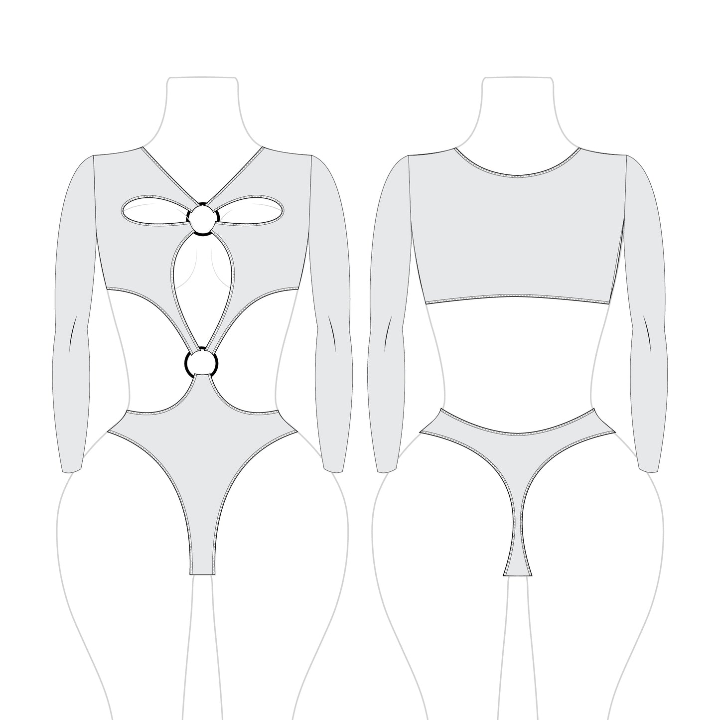 Romspattern™ Raventide Bodysuit Sewing Pattern