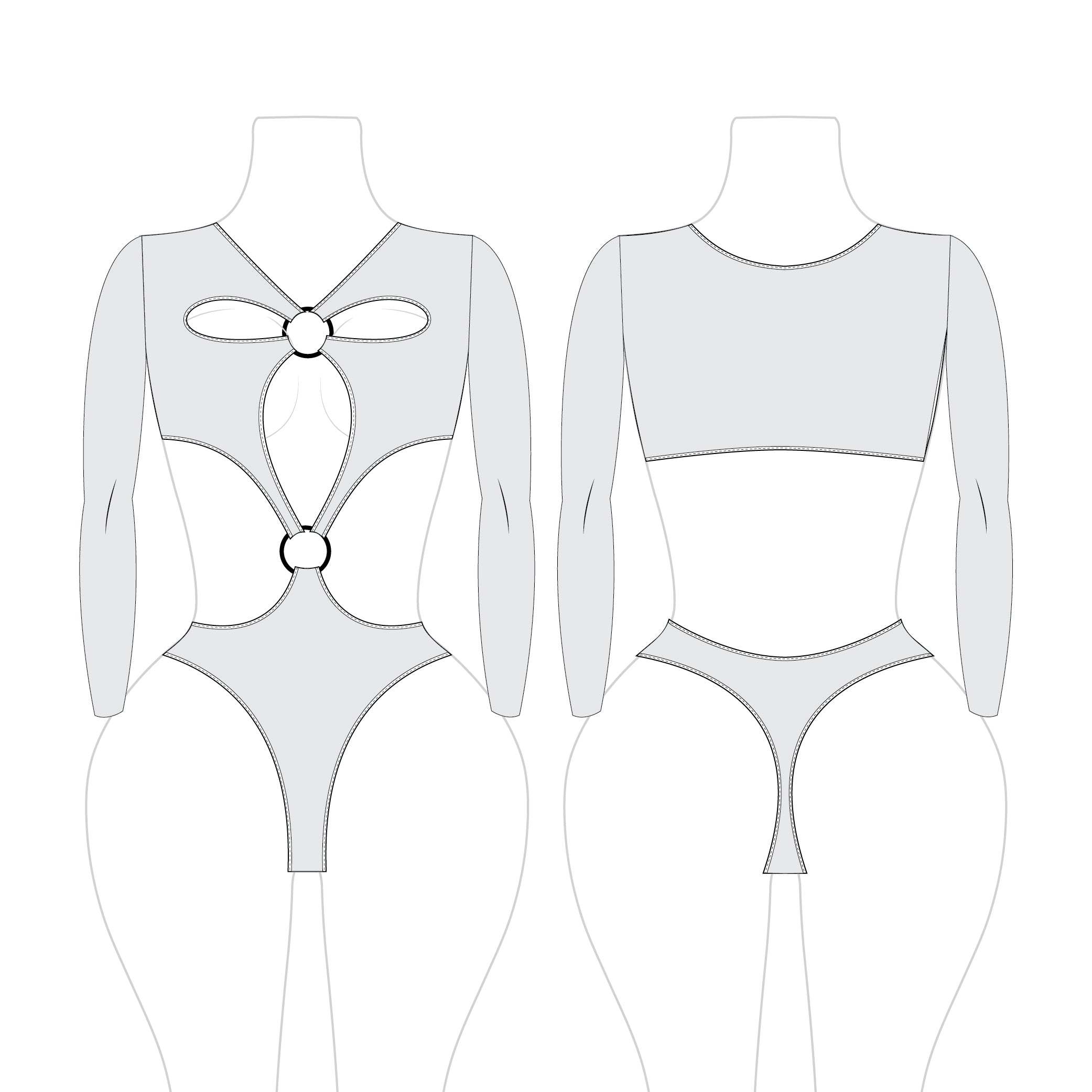 Romspattern™ Raventide Bodysuit Sewing Pattern