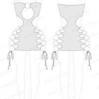 Romspattern™ KnotLace Dress Pattern PDF