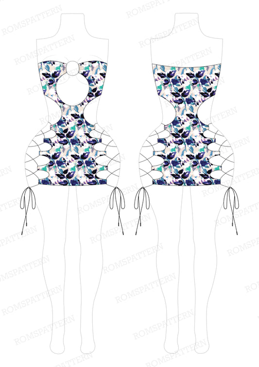 Romspattern™ KnotLace Dress Pattern PDF