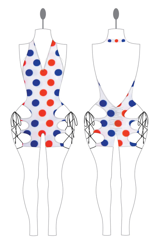 Romspattern™ Lace-Up Bodysuit Sewing Pattern PDF