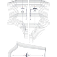 Leotard with Top Hip Leg Hole Block