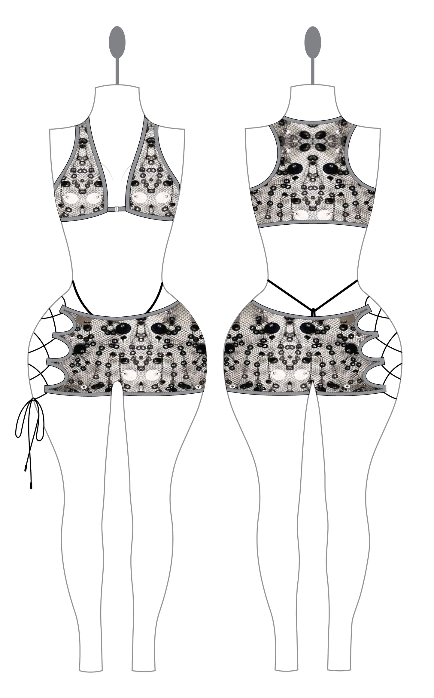 Romspattern™ LuxeLace Set Sewing Pattern PDF