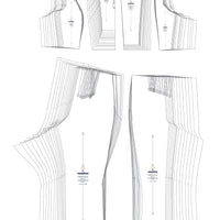 Jumpsuit Block Sewing Pattern – UK 6-34