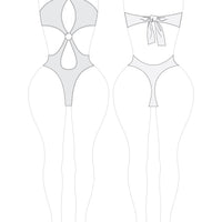 Romspattern™ Leopard Monokini  Pattern PDF