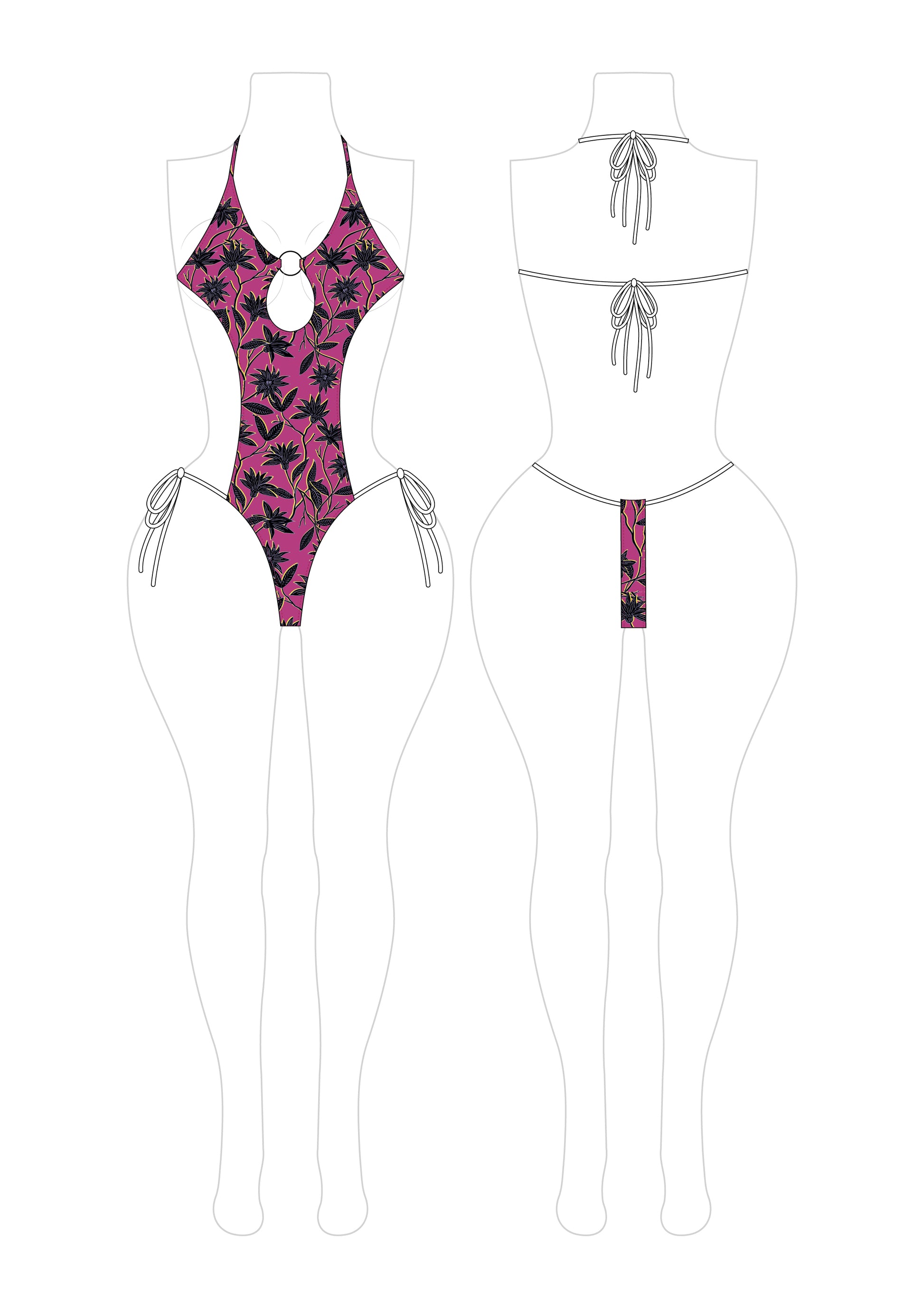 Romspattern™ TropiGaze Swimsuit Pattern (PDF)