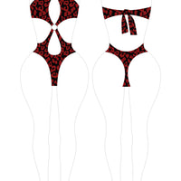 Romspattern™ Leopard Monokini  Pattern PDF