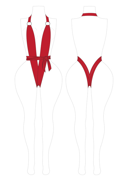 Romspattern™ ScarletTie Bodysuit Sewing Pattern (PDF)