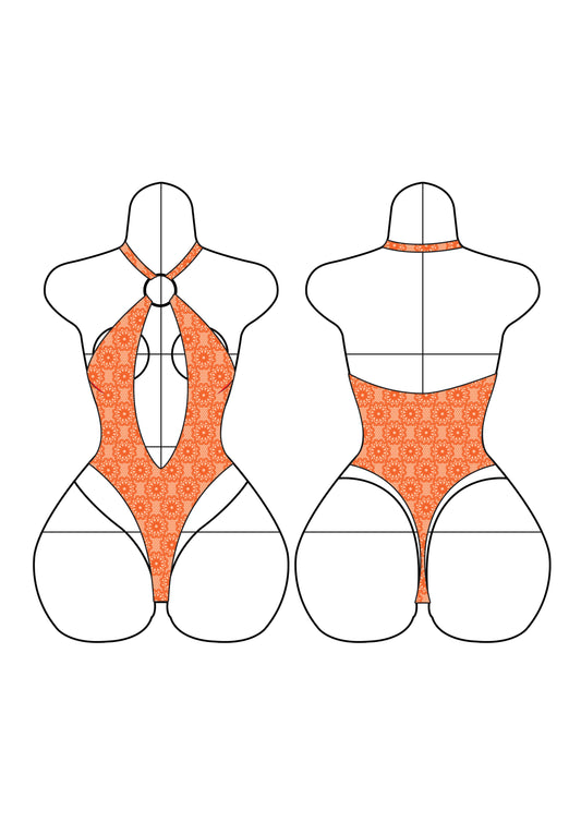 Romspattern™sunloop monokini Sewing Pattern PDF