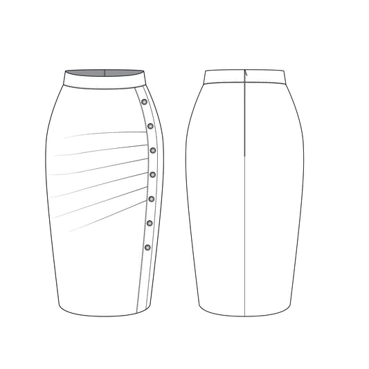 Romspattern™ SideRush Skirt Sewing Pattern (PDF)