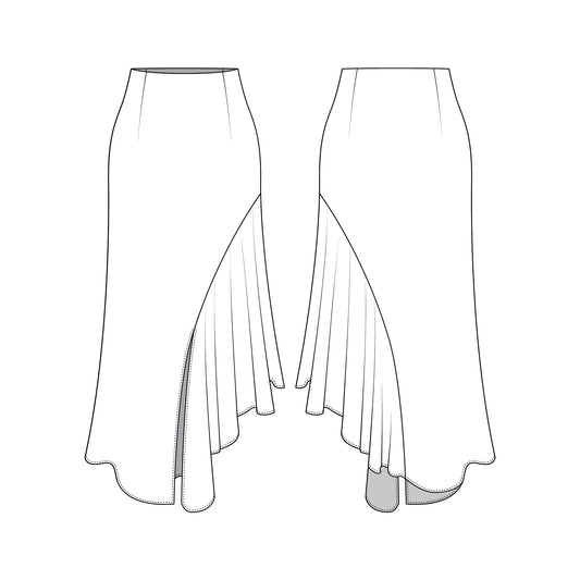 Romspattern™ SwirlGrace Skirt Sewing Pattern (PDF)