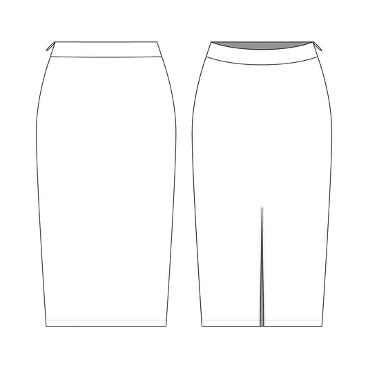 Romspattern™ SleekContour Pencil Skirt Sewing Pattern (PDF)