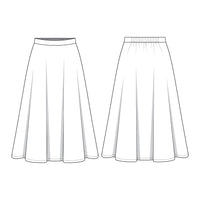 Romspattern™ SwirlEase Skirt Sewing Pattern (PDF)