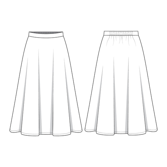 Romspattern™ SwirlEase Skirt Sewing Pattern (PDF)