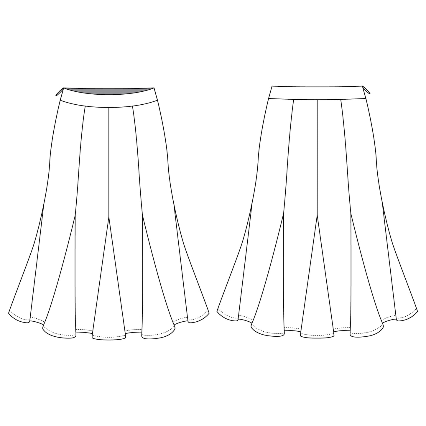 Romspattern™ Flowver Skirt Sewing Pattern (PDF)