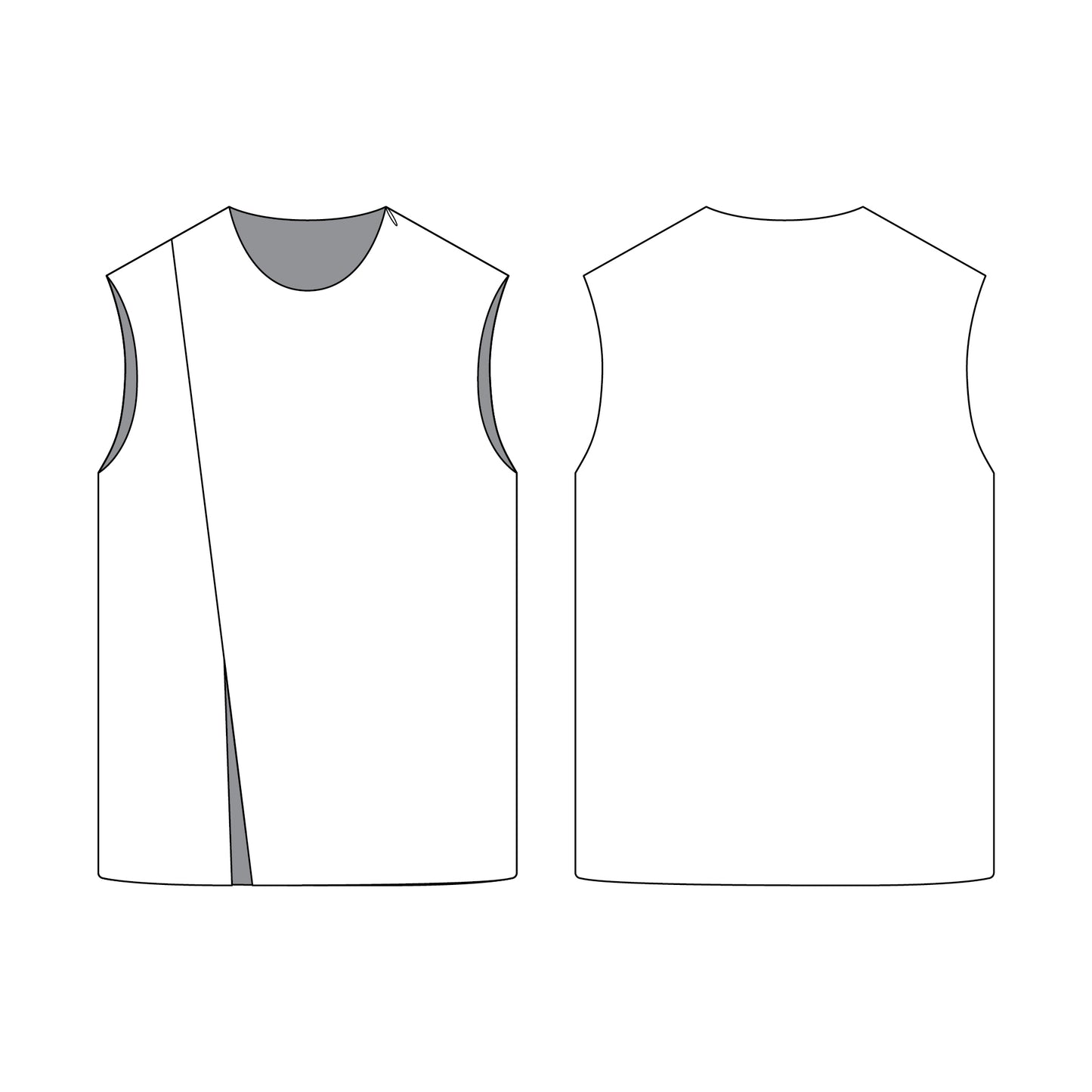 Romspattern™ EdgeLine Muscle Tank Top Sewing Pattern (PDF)