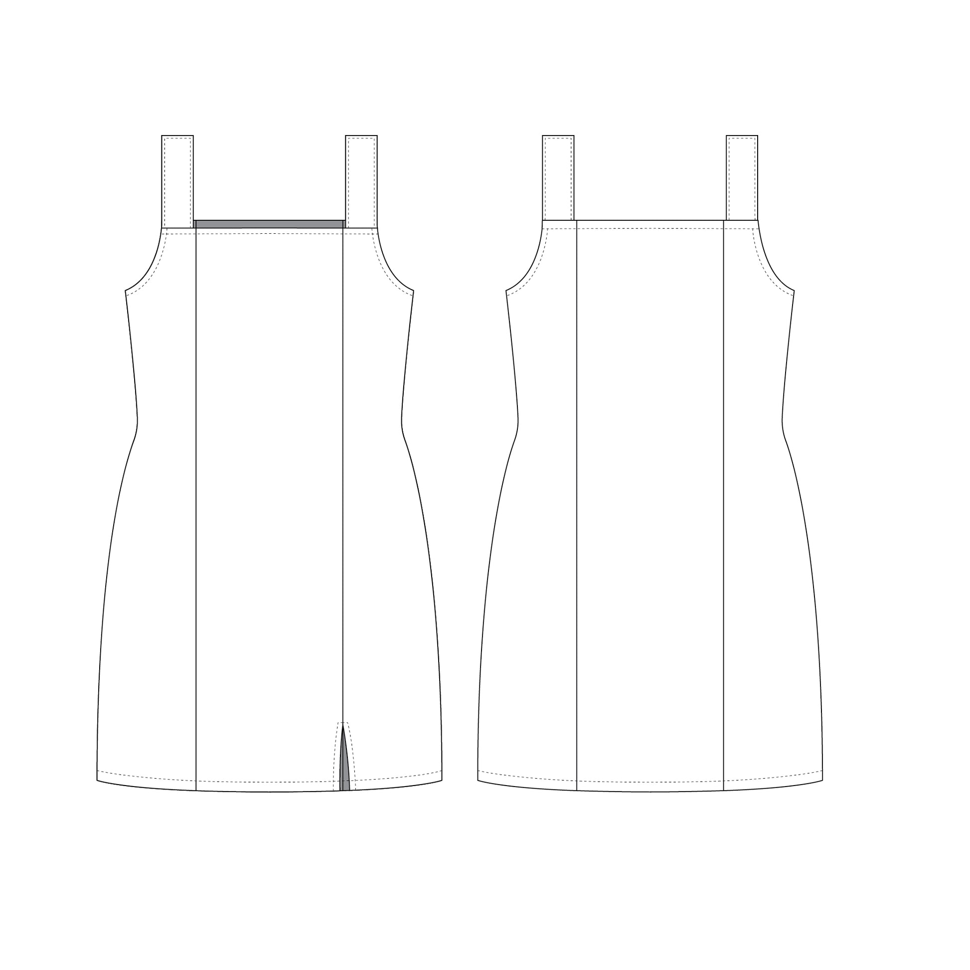 Romspattern™ SleekLine Slip Dress Sewing Pattern