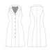 Romspattern™ CurveLine Shirt Dress Sewing Pattern