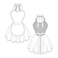 Romspattern™ SweetHeart Apron Sewing Pattern