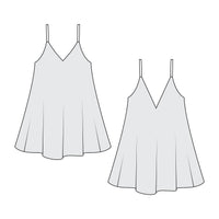 Romspattern™ BreezeLuxe Slip Dress Sewing Pattern (PDF)