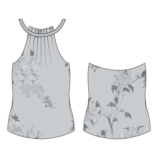 Romspattern™ PleatNeck Halter  Sewing Pattern