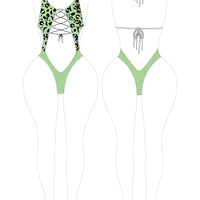 Romspattern™ Mint Panther One-Piece Sewing Pattern PDF