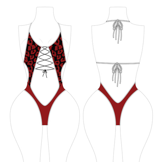 Romspattern™ Mint Panther One-Piece Sewing Pattern PDF