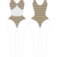 Romspattern™ Vintage Mesh Swimsuit Sewing Pattern (PDF)