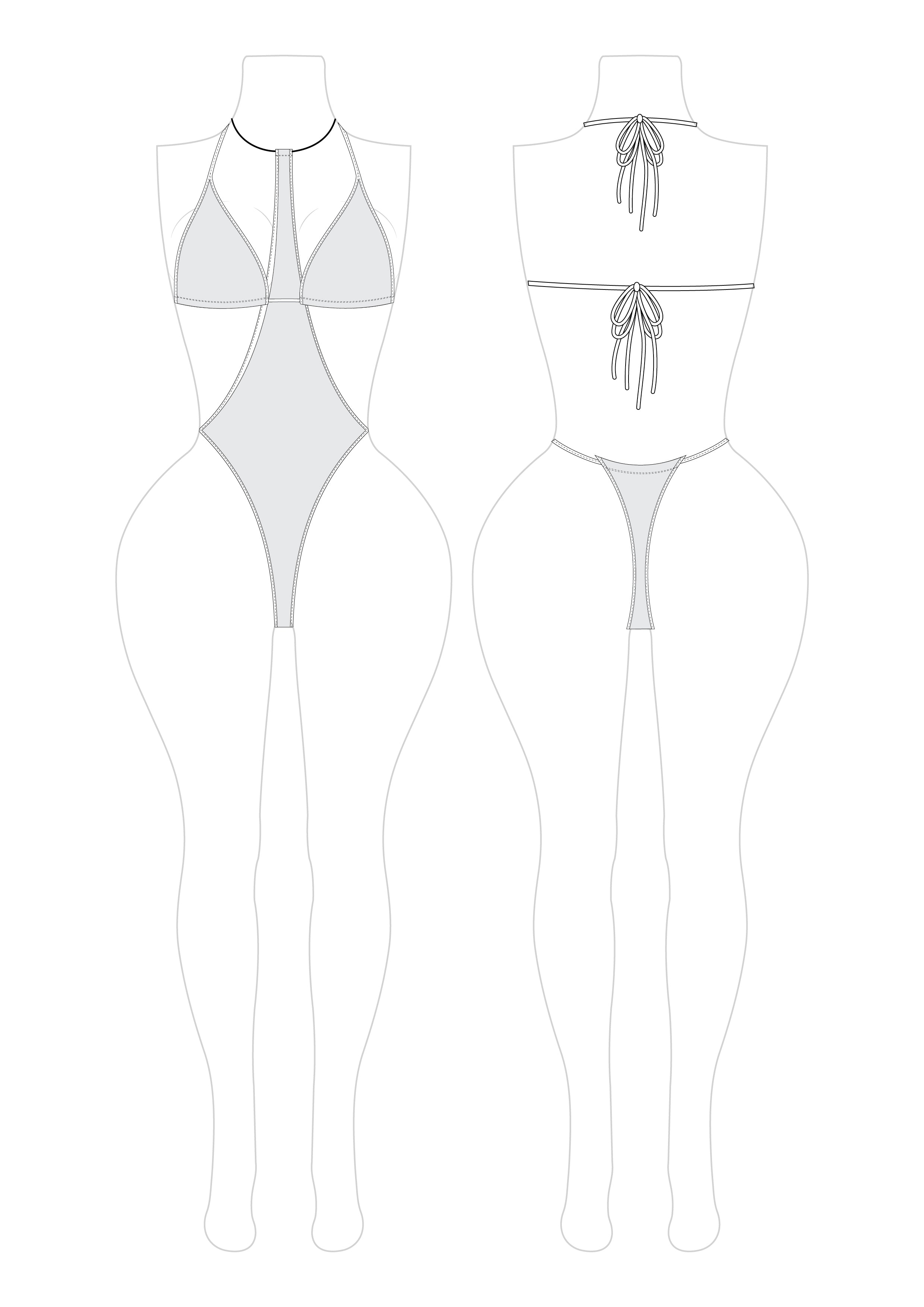 Romspattern™ WildCrave One-Piece Suit- Sewing Pattern (PDF)
