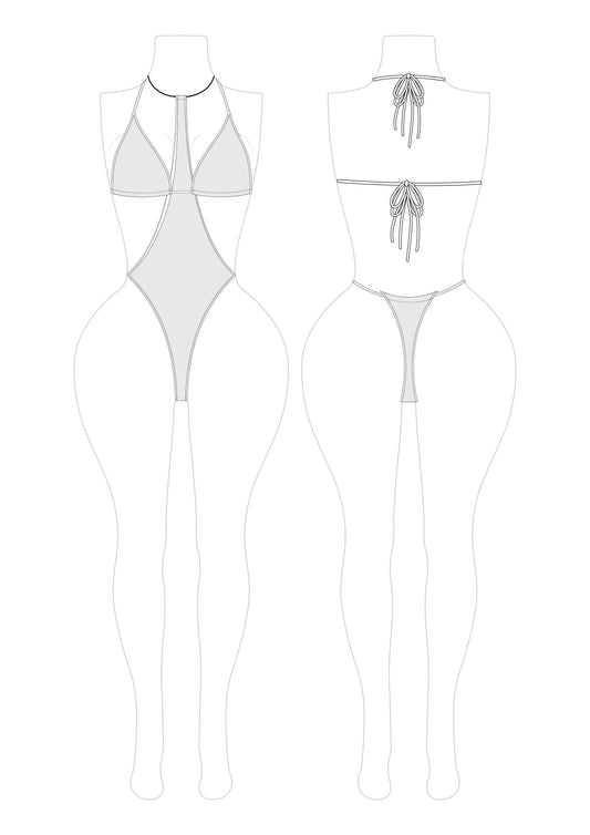 Romspattern™ WildCrave One-Piece Suit- Sewing Pattern (PDF)