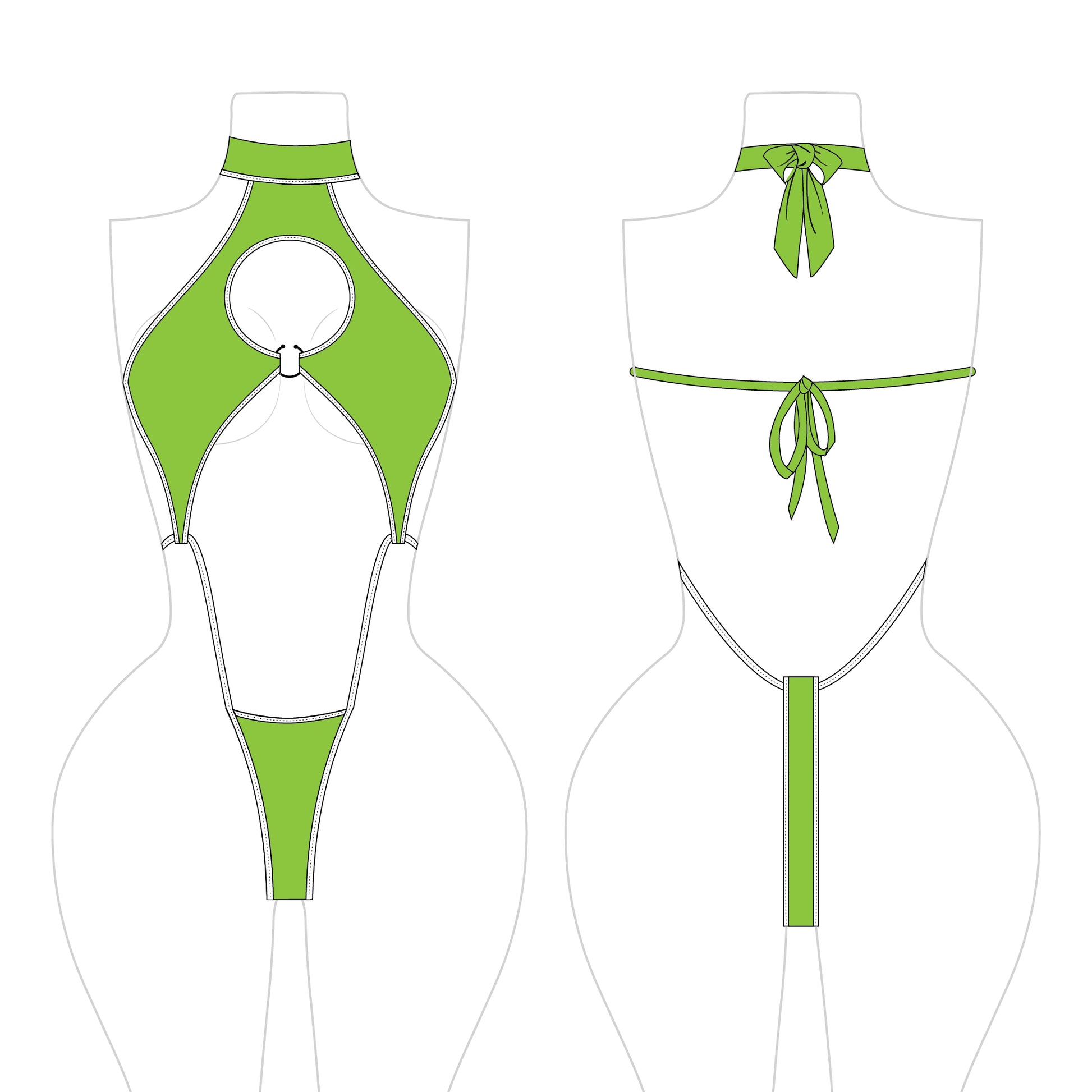 Romspattern™ NovaPierce Bodysuit Sewing Pattern